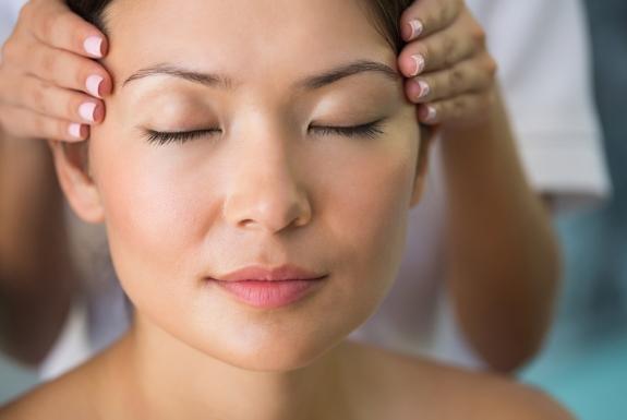 Indian head massage image