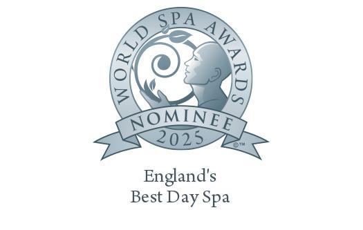 Englands best day spa 2025 nominee shield